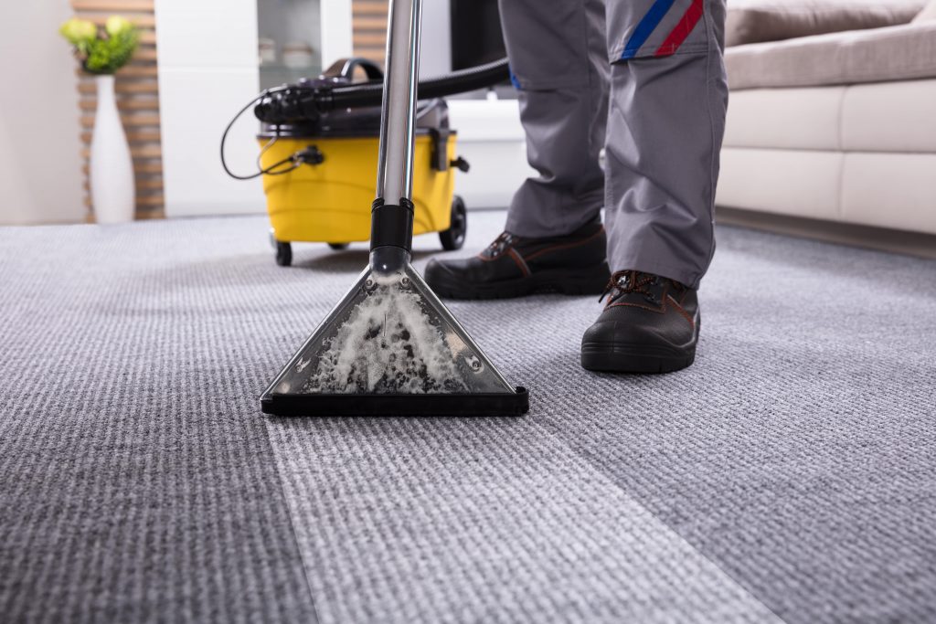 Rug Cleaning with vacume